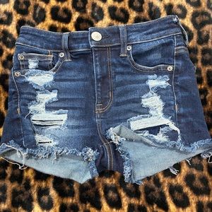 Like New American Eagle Distressed Shorts sz 00